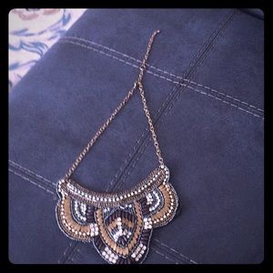 Flat Egyptian bling necklace